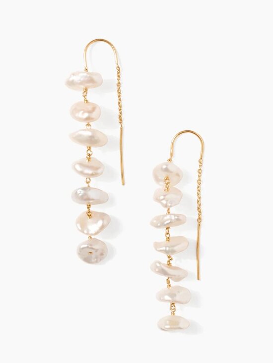 Chan Luu Jewelry - Chan Luu Anini Thread Thru Earrings Gold